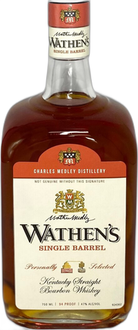 Charles Medley Distillery Wathens Single Barrel