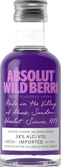 Absolut Wild Berry Nips Vodka