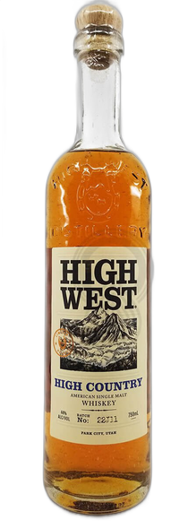 High West Distillery High Country Single Malt Whiskey