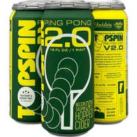 Shacksbury Ping Pong Dry Hopped Cider 4pk 16oz Cans
