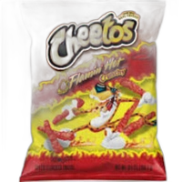Cheetos Crunchy Cheese Flavored Snacks Flamin Hot Flavored 3 1/4 Oz